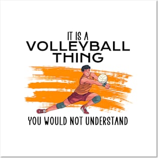 it is a volleyball thing Posters and Art